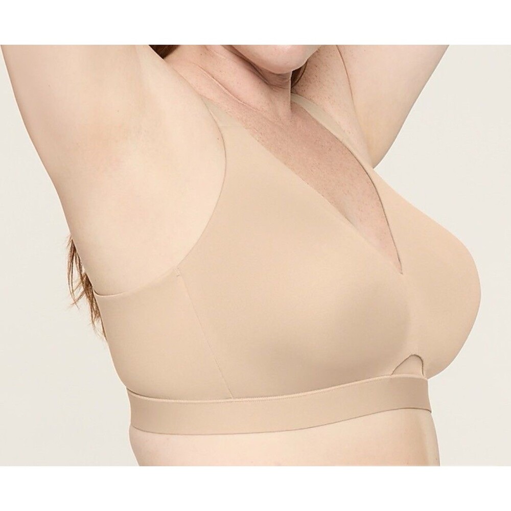 Cacique Bra Beige Comfort Bliss Lightly Lined No Wire 42DDD